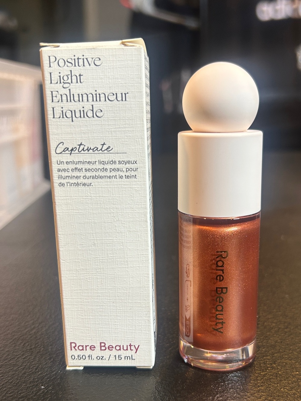 Rare Beauty Positive Light Liquid Luminizer - Captivate Bronze Shimmer